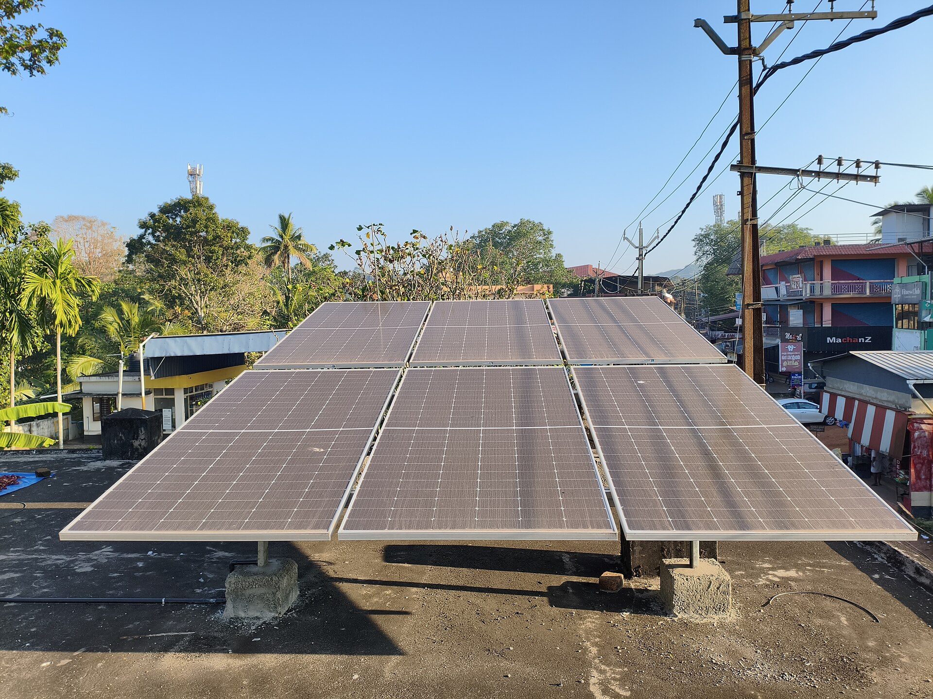 Rooftop solar panels 3 kW